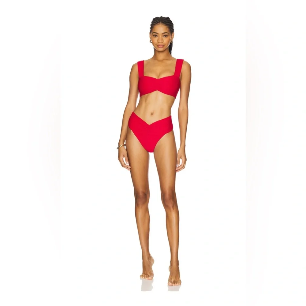 L*Space Eco Chic Repreve® Marlee Bikini Top, size Large , $110